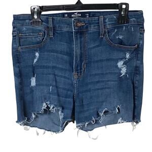 Hollister Shorts Women's Size 11R 30x2.5 High Rise Stretch Cut-Off Distressed